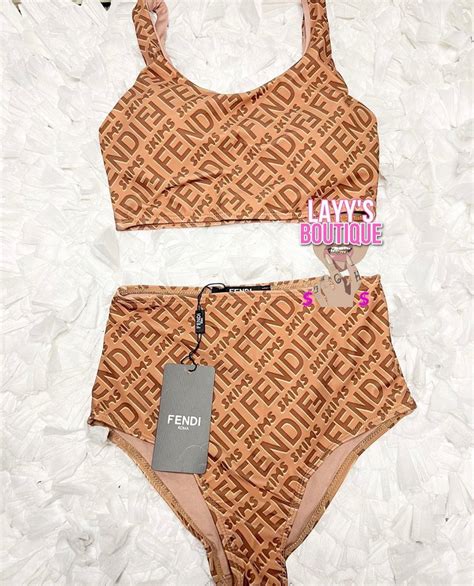 fashion nova fendi print swimsuit|fendi bathing suits.